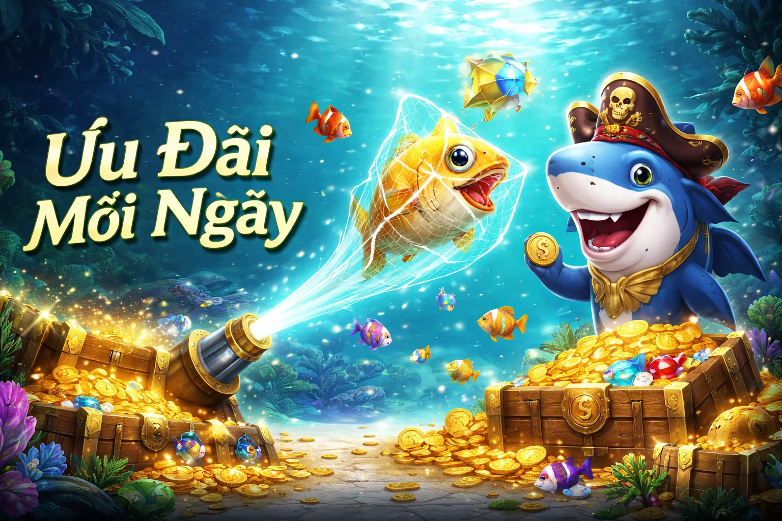 Kho trò chơi đa dạng với các biểu tượng casino, thể thao, slot